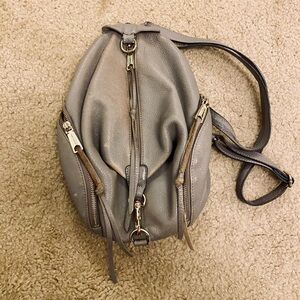 Rebecca Minkoff Gray Leather Backpack